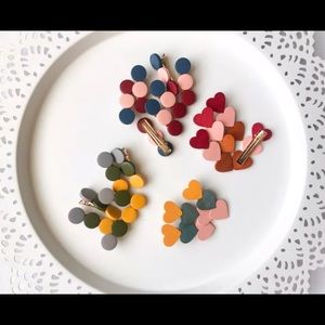 Wooden hair clips - eco friendly hair accessories